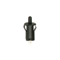 BOUTON-POUSSOIR OFF-(ON) NOIR 1A - 250V