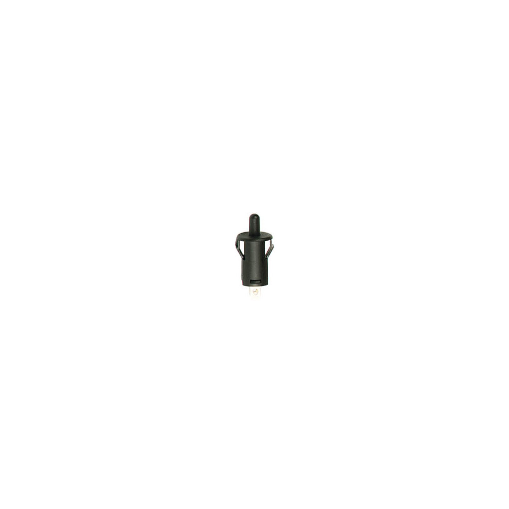 BOUTON-POUSSOIR OFF-(ON) NOIR 1A - 250V