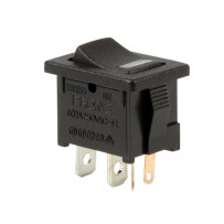 INTERRUPTEUR DE PUISSANCE A BASCULE 5A-250V SPST ON-OFF - AVEC LED ROUGE