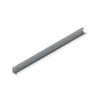ALU-45 - PROFILÉ EN ALUMINIUM POUR RUBAN LED - PROFILÉ ANGULAIRE 45° - ALUMINIUM ANODISÉ - ARGENT - 2 m