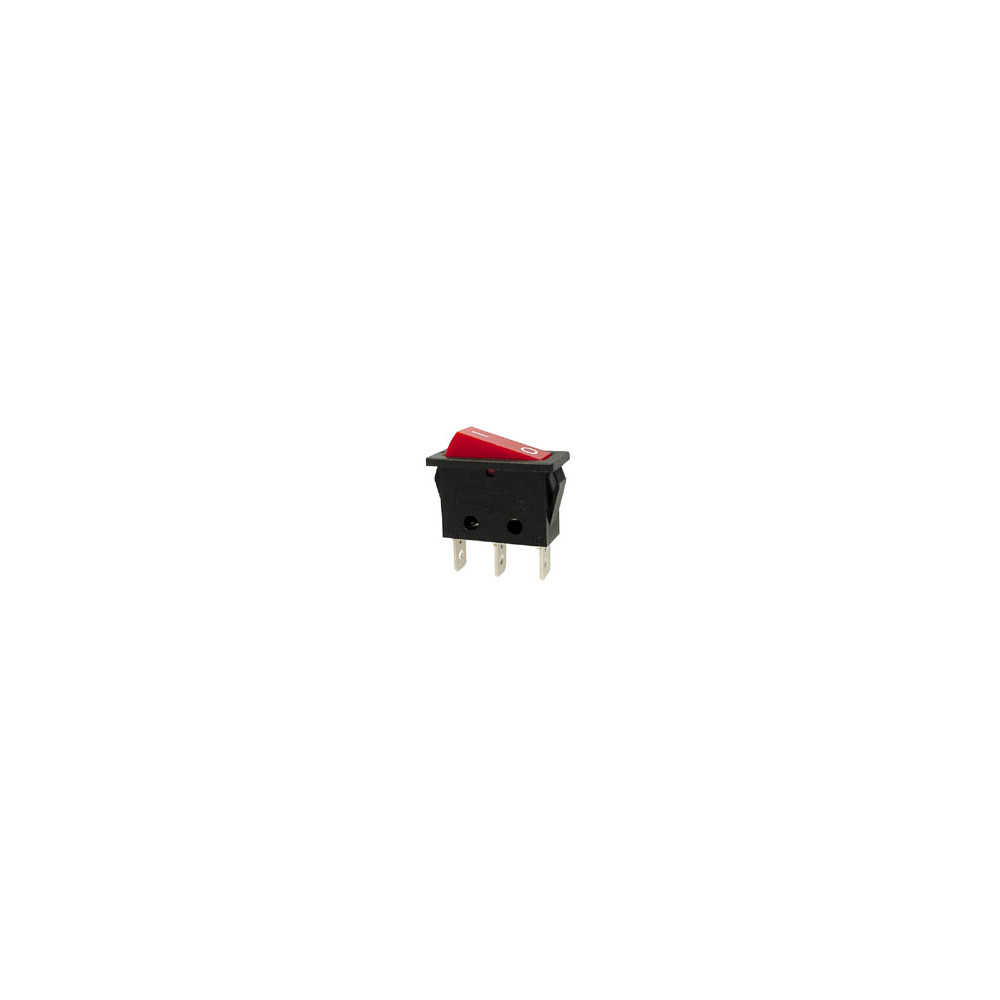 INTERRUPTEUR DE PUISSANCE A BASCULE 10A-250V SPST ON-OFF - AVEC TEMOIN NEON ROUGE