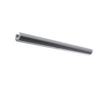 ALU-ROUND - PROFILÉ EN ALUMINIUM POUR RUBAN LED - ROND - ALUMINIUM ANODISÉ - ARGENT - 2 m