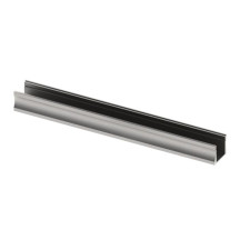Slimline 15 mm, anodisé en argent, profilé led en aluminium - 3 m