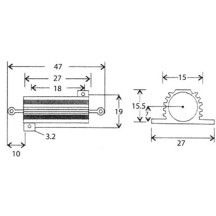 RÉSISTANCE 25W 120E