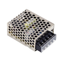 ALIMENTATION COMPACTE À DÉCOUPAGE POUR ÉQUIPEMENT INFORMATIQUE - 1 SORTIE - 15 W - 12 V - CHASSIS FERMÉ