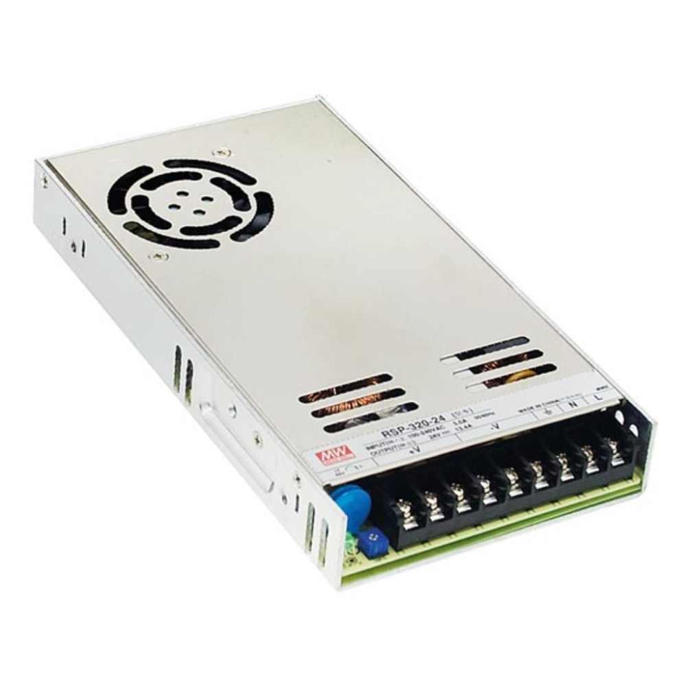 ALIMENTATION COMPACTE À DÉCOUPAGE POUR ÉQUIPEMENT INFORMATIQUE - 1 SORTIE - 320 W - 12 V - CHASSIS FERMÉ