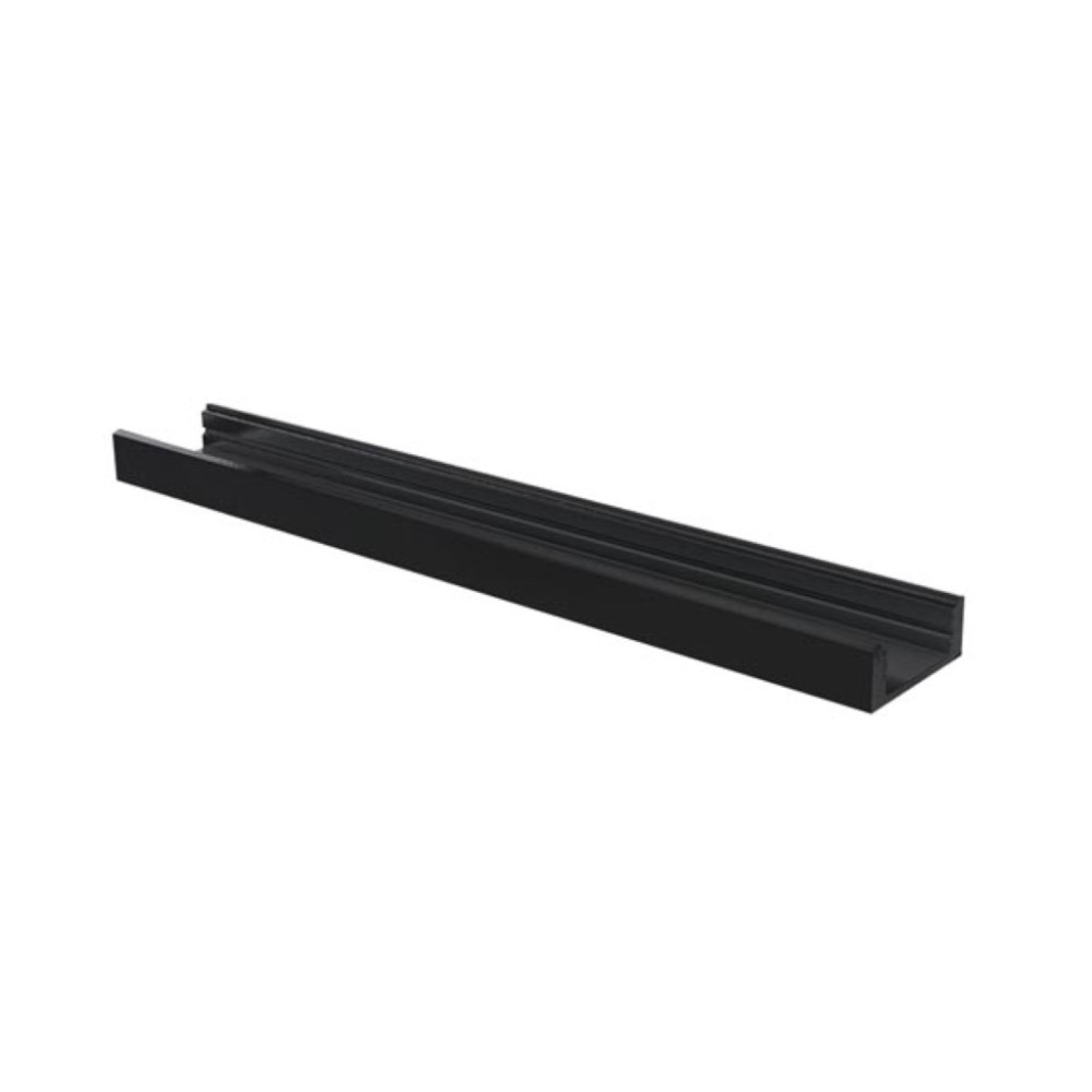 Profilé LED slimline 7 mm - 3 m - noir