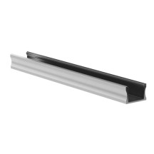 SLIMLINE WIDE 15MM, ANODIZED IN SILVER ALUMINUM LED PROFILE - 3 METER