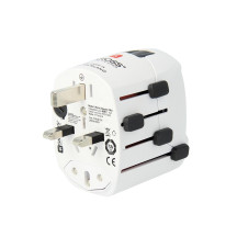 Adaptateur pour voyages dans le monde entier avec fiches de terre 7 A