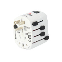 Adaptateur pour voyages dans le monde entier avec fiches de terre 7 A