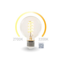 AMPOULE LED WIFI SMART - BLANC CHAUD & BLANC CHAUD INTENSE - E27 - G95