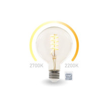 AMPOULE LED WIFI SMART - BLANC CHAUD & BLANC CHAUD INTENSE - E27 - G125
