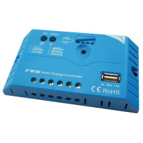 RÉGULATEUR SOLAIRE MLI AVEC CONNEXION USB - 10 A - 12/12 VCC