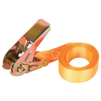 SANGLE D'ARRIMAGE AVEC TENDEUR À CLIQUET - MAX. 1000 kg - 3.65 m x 25 mm
