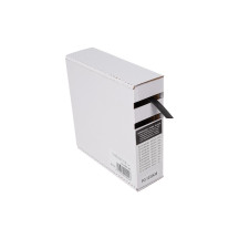Gaine thermorétractable 2:1 - 7.0 mm - noir - 12 m - boîte