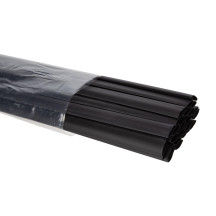 Gaine thermoretractable 12 mm - noir - 25 pcs