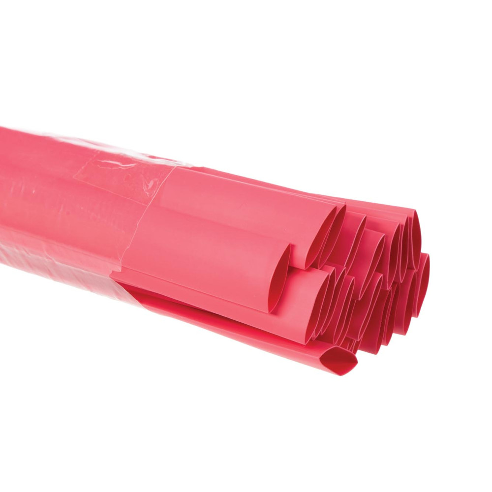 Gaine thermoretractable - 12.7 mm - rouge - 25 pcs