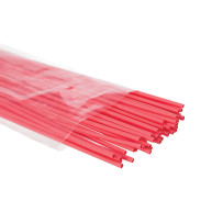 Gaine thermoretractable - 2 mm - rouge - 50 pcs