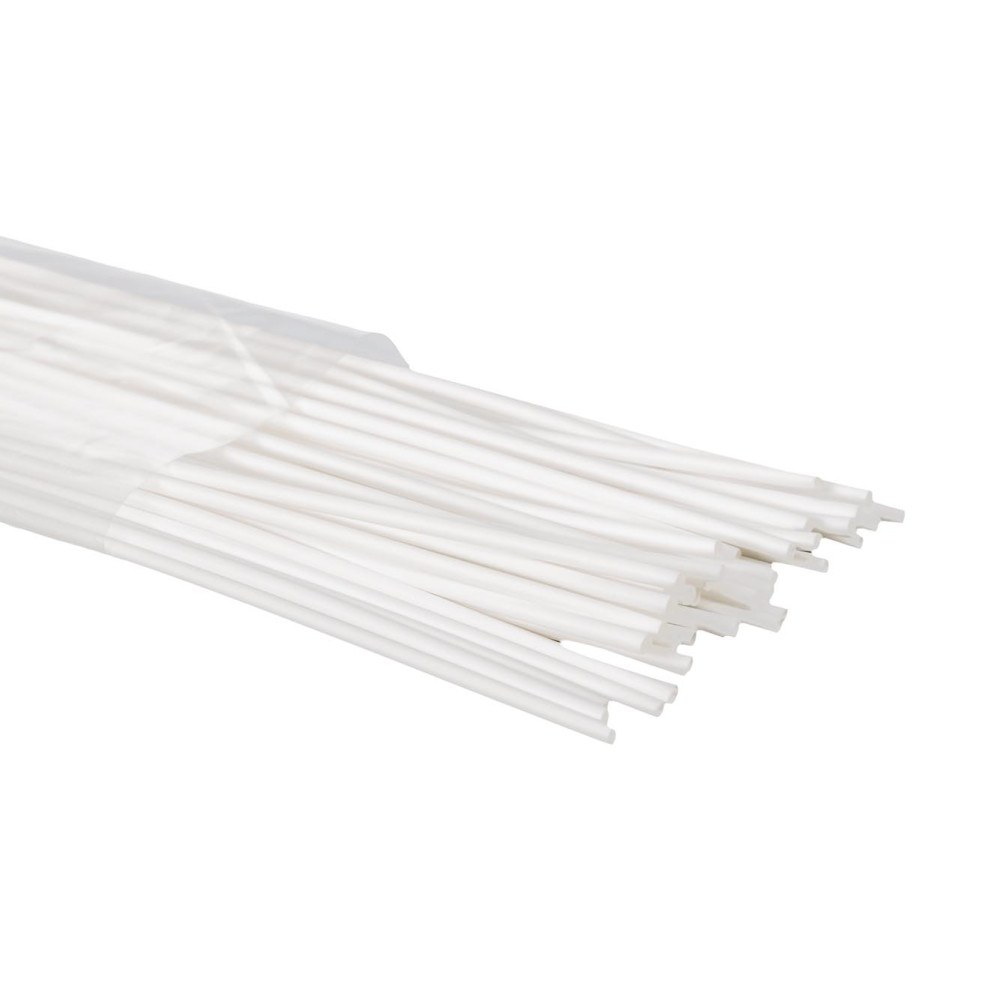 Gaine thermoretractable - 2 mm - blanc - 50 pcs
