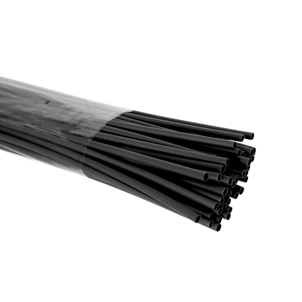 Gaine thermoretractable 4.5 mm - noir - 50 pcs