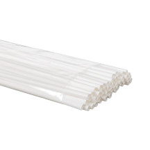 Gaine thermoretractable - 6 mm - blanc - 50 pcs