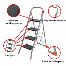 Stepix stool 4 steps