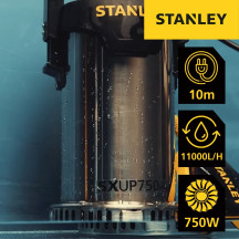 Stanley pompe immergée, eau claire, 750 W, acier inoxydable