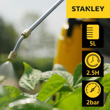 Stanley - Pulvérisateur à batterie - 5 L - 3.7 V - 2.6 Ah
