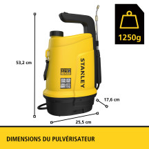 Stanley - Pulvérisateur à batterie - 5 L - 3.7 V - 2.6 Ah