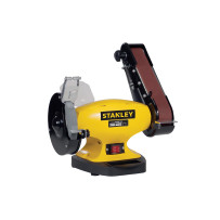 Meuleuse d'établi - 1x meule + 1x bande ponçable - 330 W, 2980 tr/min, meule 150 x 20 x 12,7 mm + bande de ponçage 50 x 690 mm