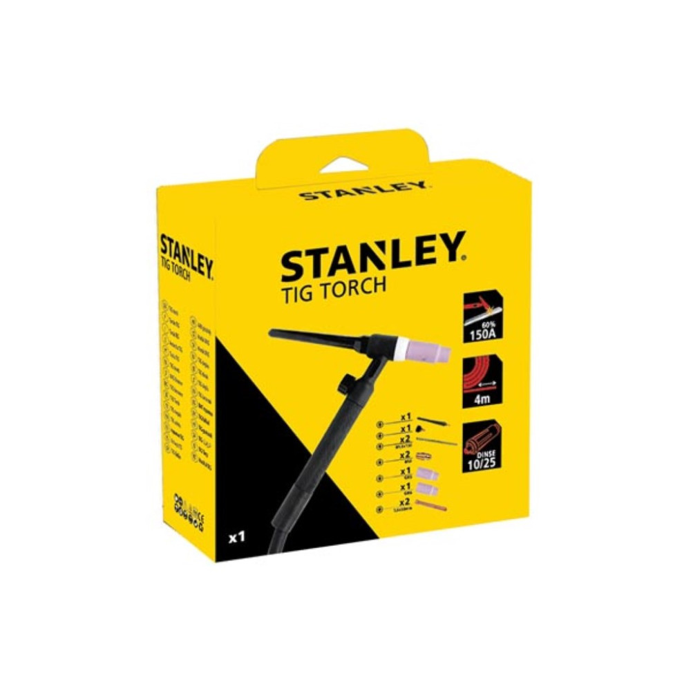 Soudage stanley - torche tig avec kit d'accessoires - pointe tungstène 1.6 ~ 2.4 mm (10 pcs)