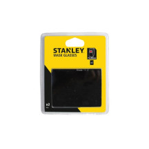 Soudage stanley - verre teinte pour masque 75x98 - 2 pcs