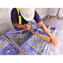 SANGLE D'ARRIMAGE AVEC TENDEUR À CLIQUET + CROCHETS - MAX. 2000 kg - 9 m x 50 mm