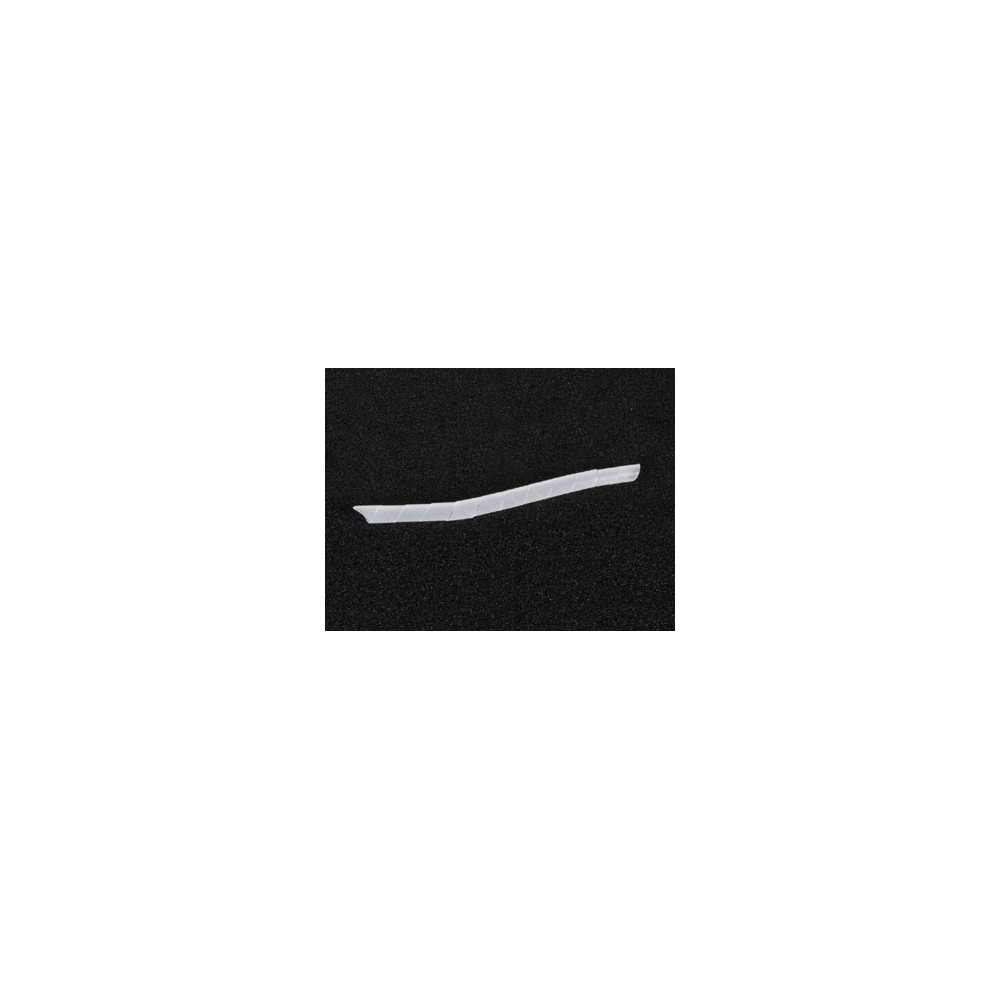 GAINE CACHE-FILS SPIRALEE 10m / Ø9mm (BLANC TRANSPARENT)