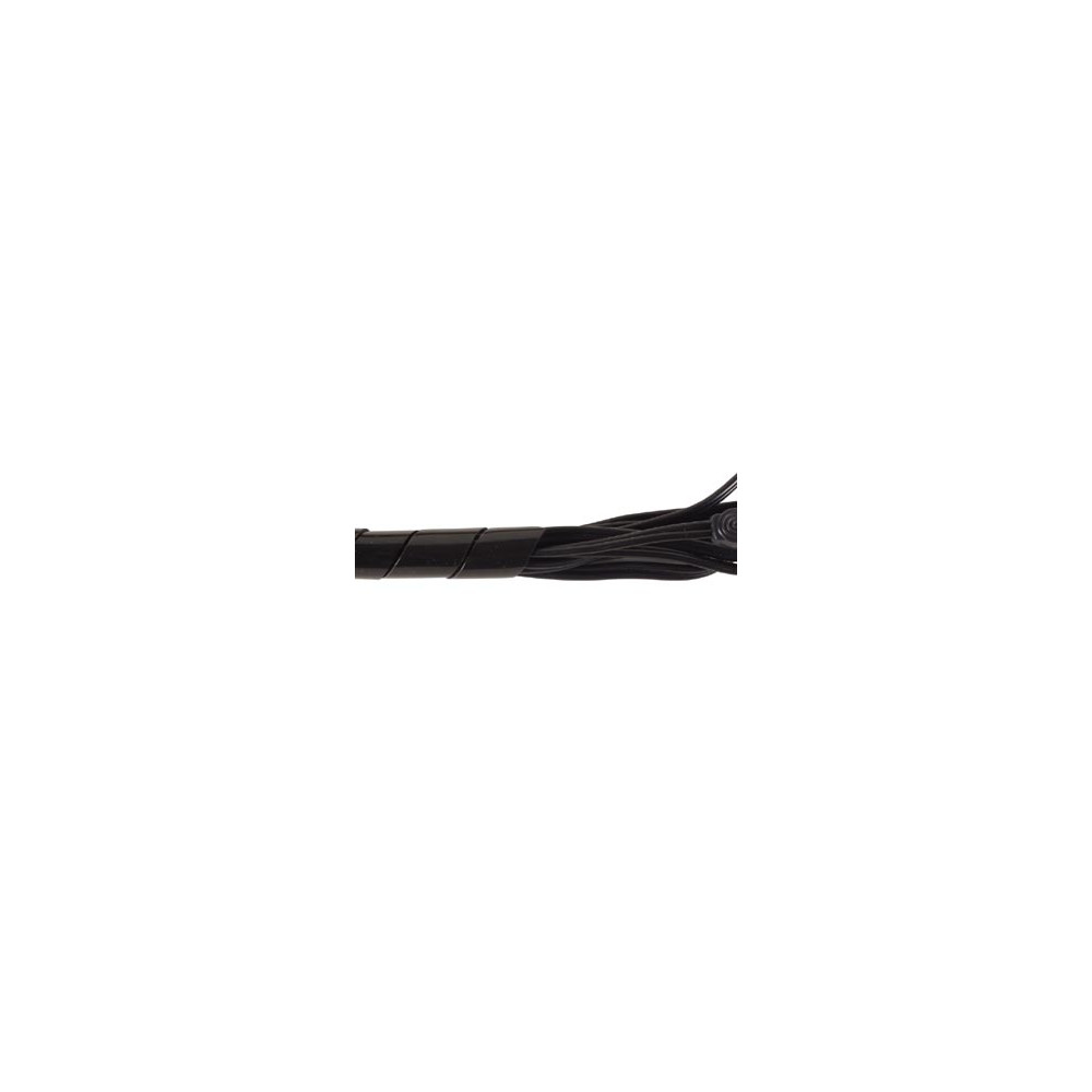 GAINE CACHE-FILS SPIRALEE 10m / Ø15mm (NOIR)