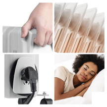 Radiateur à bain d'huile - 2000 W - 9 ailettes