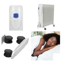 Radiateur à bain d'huile - 2500 W - 11 ailettes - Écran LCD
