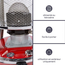 Chauffage au kérosène - 2600 W