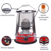 Chauffage au kérosène - 2600 W