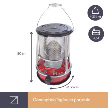 Chauffage au kérosène - 2600 W