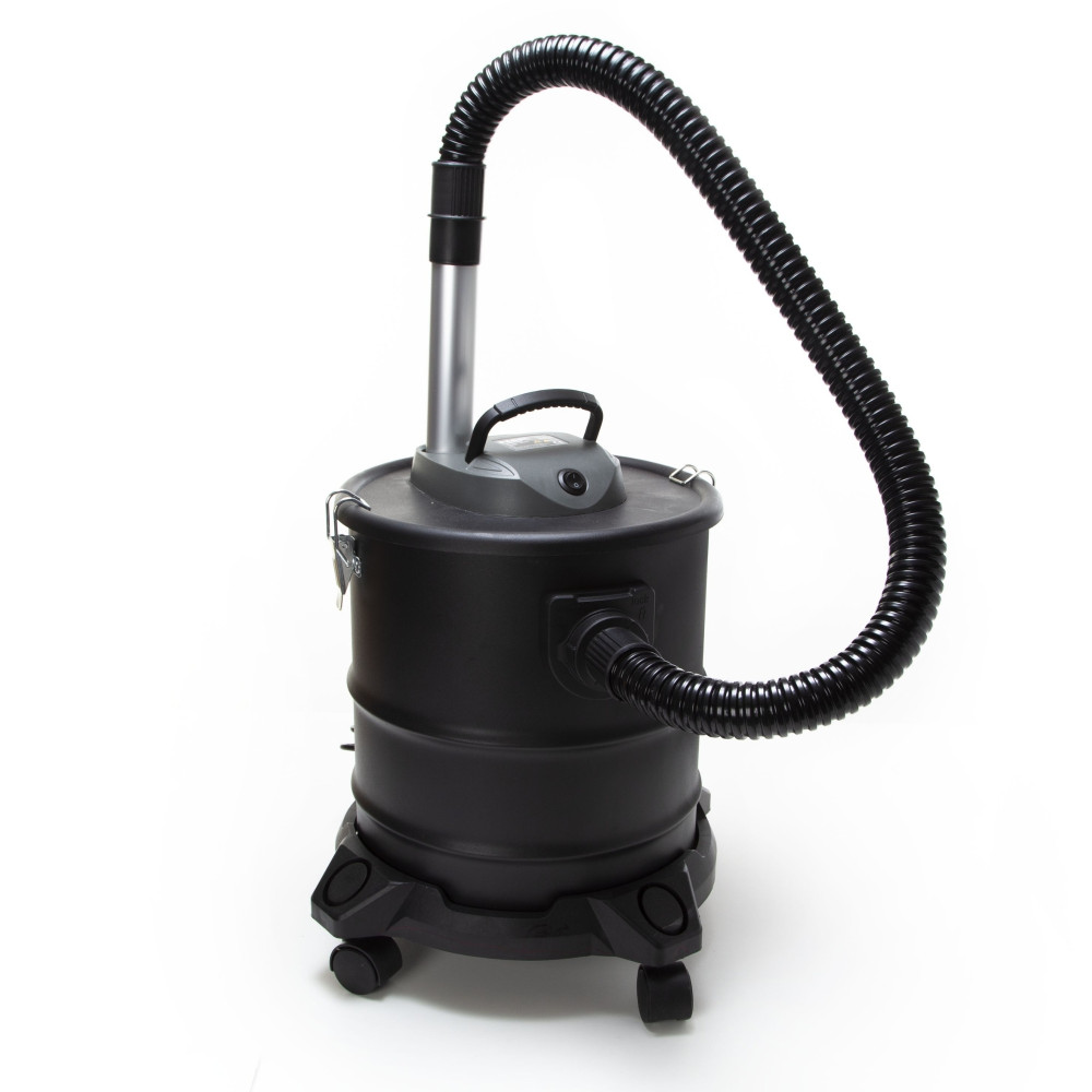 Aspirateur à cendres - 1200W- 20L - avec base roulante
