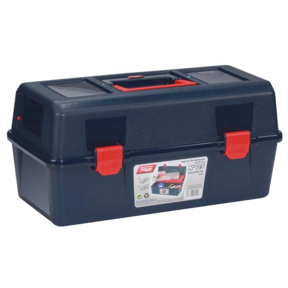 Tayg - Coffret à outils - 400 x 206 x 188 mm - avec plateau intérieur - 15,4 L