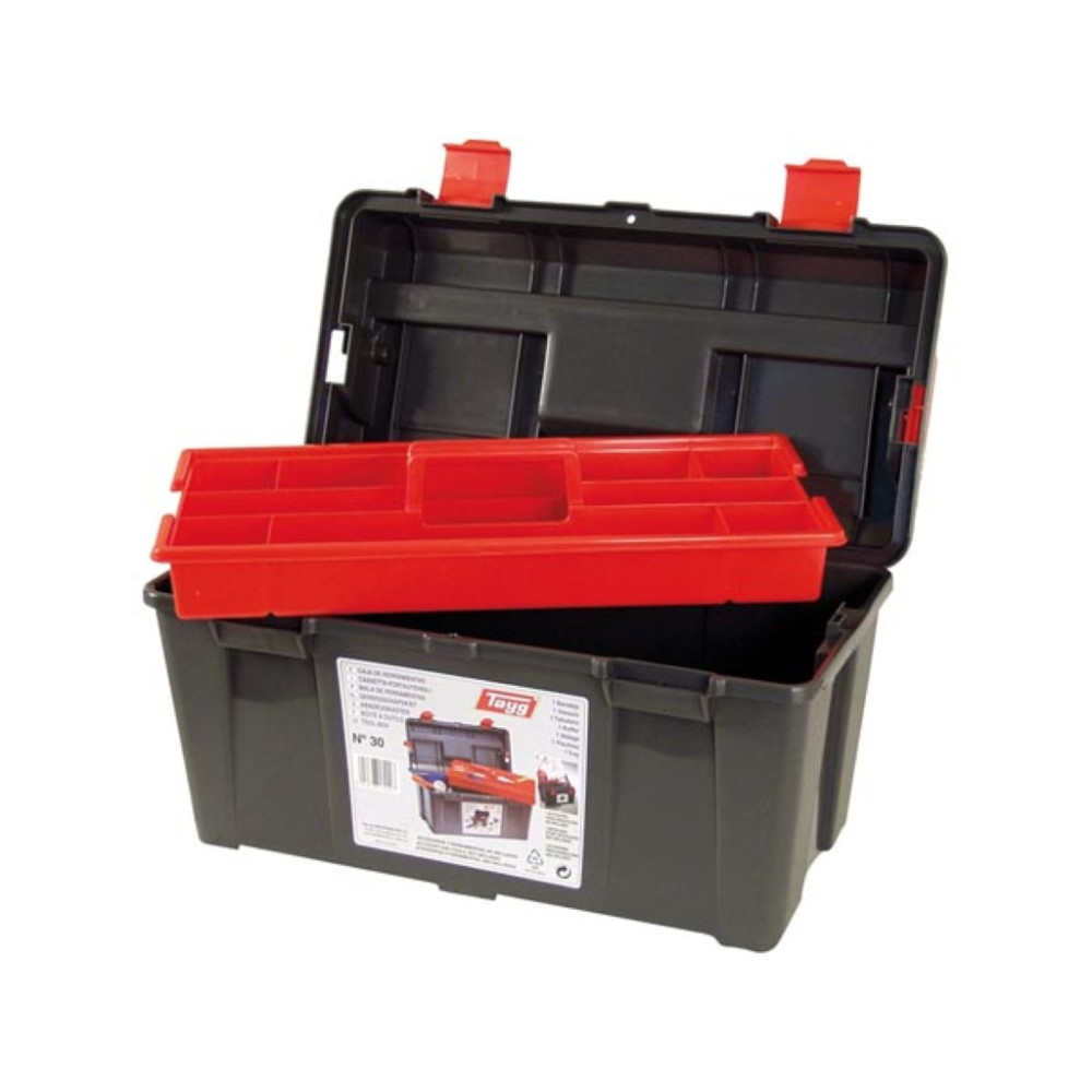 Tayg - Coffret à outils - 445 x 235 x 230 mm - avec plateau intérieur - 24 LS