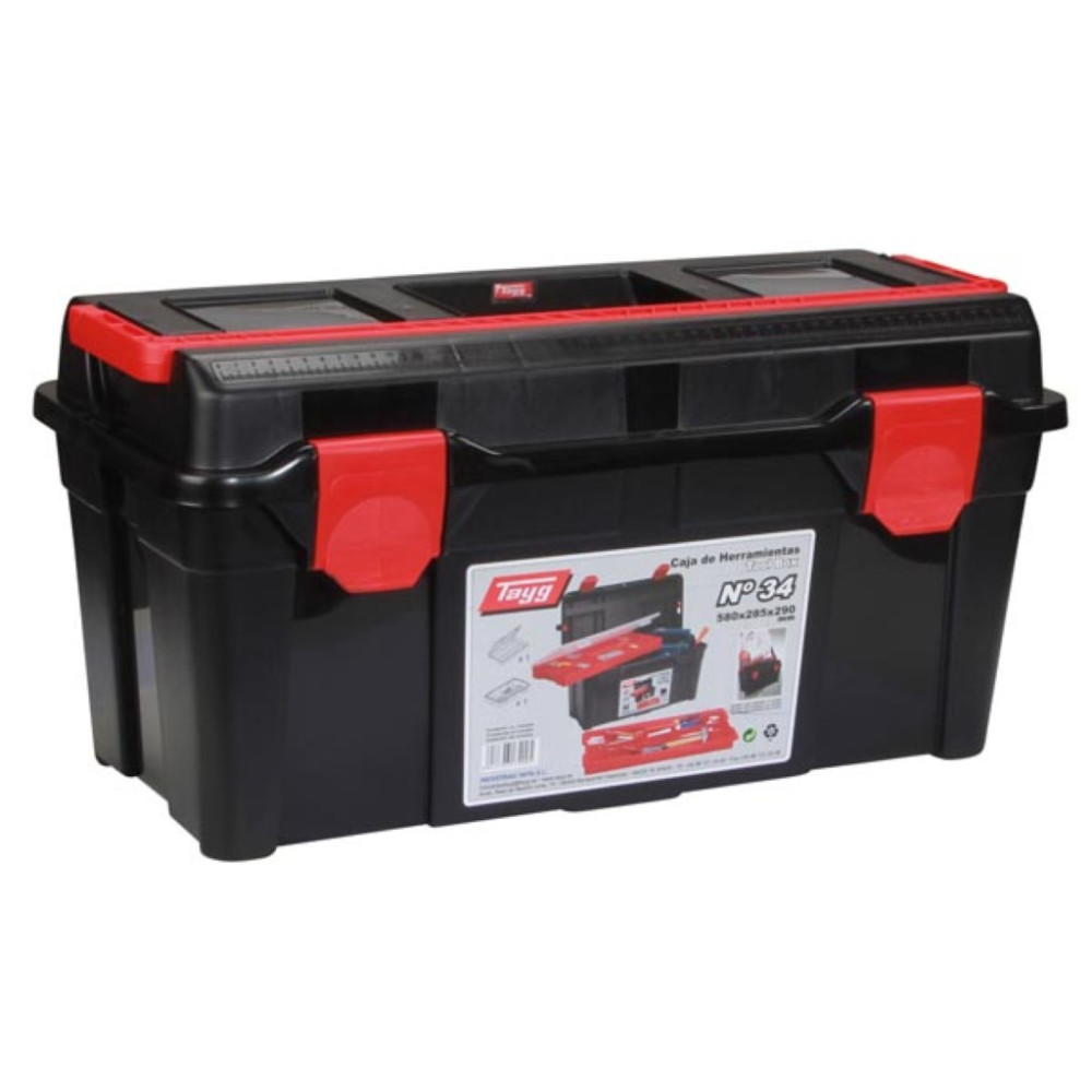 Tayg - coffret à outils - 580 x 285 x 90 mm - avec plateau de rangement et plateau de tri - 47,9 L