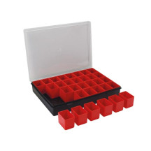 TAYG - Boîte de Rangement - 330 x 247 x 54 mm - 32 Compartiments Amovibles - 4,4 L
