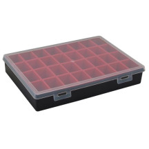TAYG - Boîte de Rangement - 330 x 247 x 54 mm - 32 Compartiments Amovibles - 4,4 L