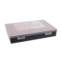 TAYG - Boîte de Rangement - 330 x 247 x 54 mm - 16 Compartiments Amovibles - 4,4 L