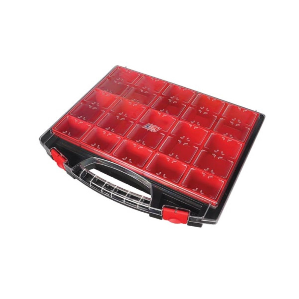 TAYG - Boîte de Rangement - 430 x 370 x 85 mm - 13 Compartiments Amovibles - 13,5 L