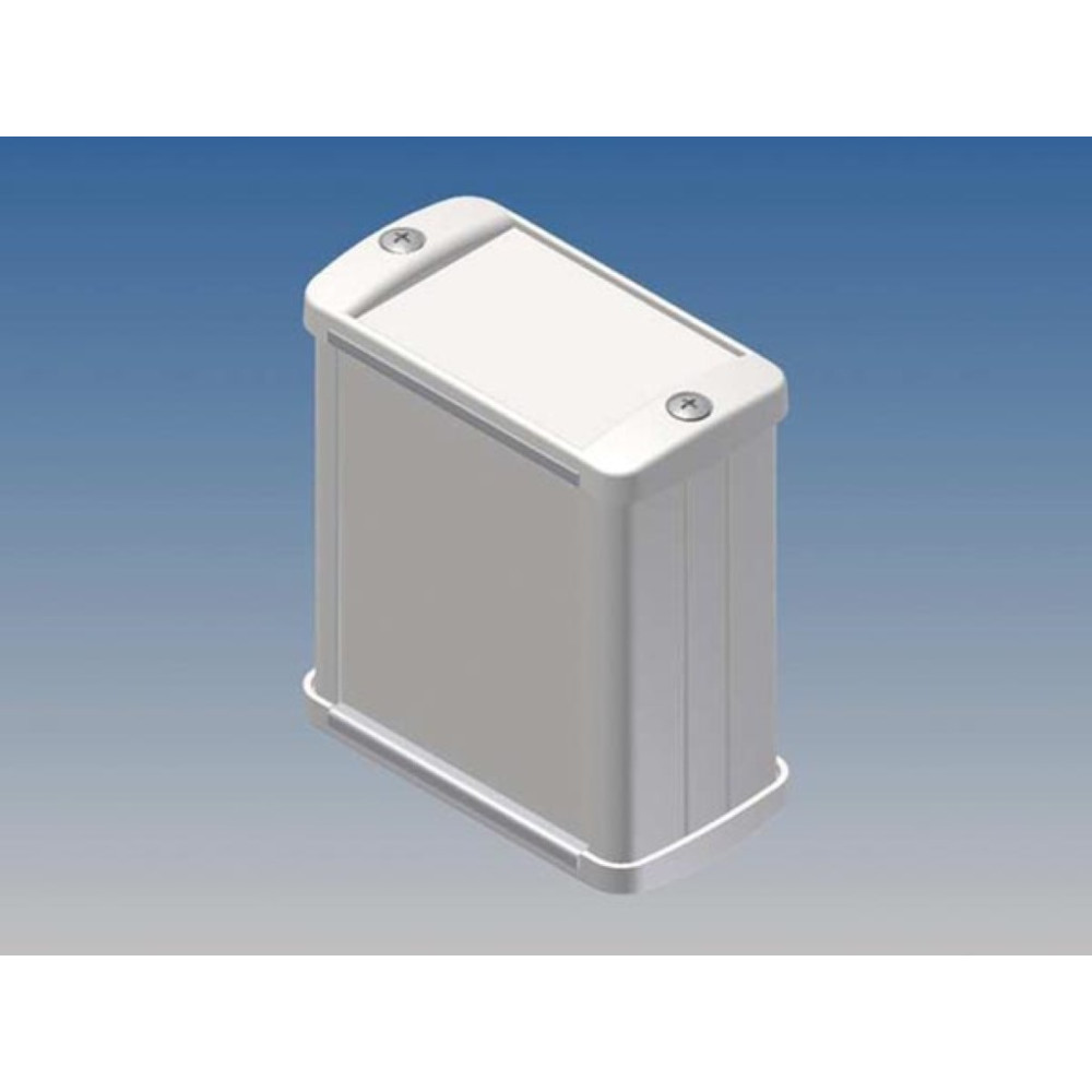 BOÎTIER EN ALUMINIUM - BLANC - 70 x 59.9 x 30.9 mm