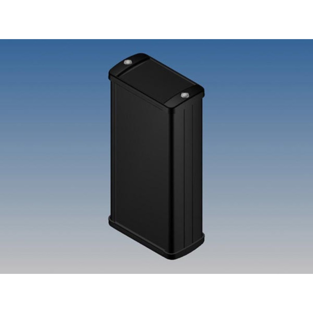 BOÎTIER EN ALUMINIUM - NOIR - 125 x 59.9 x 30.9 mm